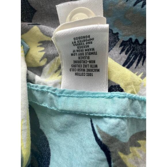 Bonobos Riviera Slim Fit Blue Floral Print Men’s Shirt Cotton Large A003154 - Picture 6 of 8